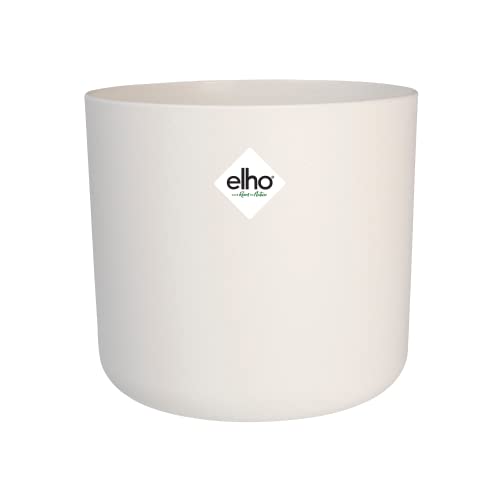 Elho B.for Soft Round 18 - Maceta para interior - Ã˜ 18.3 x H 16.7 - Blanco, Volumen - 3.7 litros