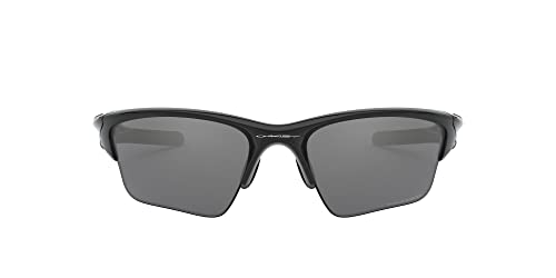 Oakley Half Jacket 2.0, Gafas de Sol para Ciclismo, Hombre, Polished Black Frame/Black Iridium Polarized Lens, 62 mm