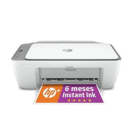 HP Impresora todo en uno DeskJet 2720e, inyecciÃ³n de tinta a color, tinta instantÃ¡nea para 6 meses incluida con HP + (Fotocopia, Escaneo, ImpresiÃ³n, Wifi)