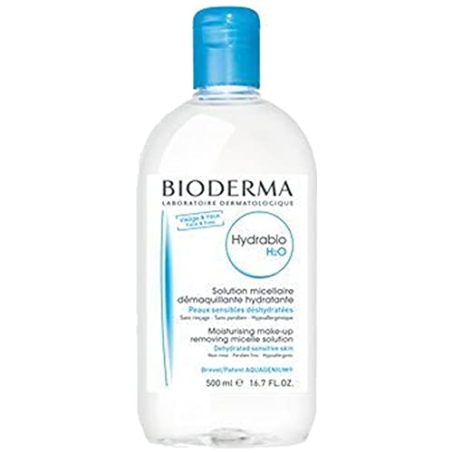 Bioderma Hydrabio H2O - SoluciÃ³n micelar desmaquillante e hidratante para pieles sensibles deshidratadas, 500 ml