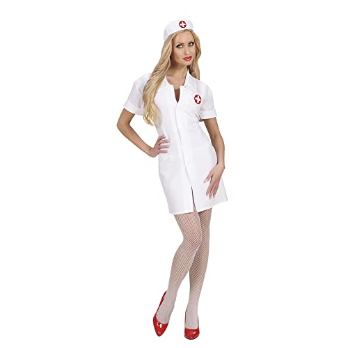Widmann - Disfraz de enfermera, vestido y gorro, carnaval, fiesta de la divisa
