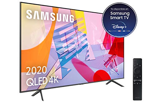 Samsung QLED 4K 2020 55Q60T - Smart TV de 55' con ResoluciÃ³n 4K UHD, con Alexa Integrada, Inteligencia Artificial 4K Wide Viewing Angle, Sonido Inteligente, One Remote Control