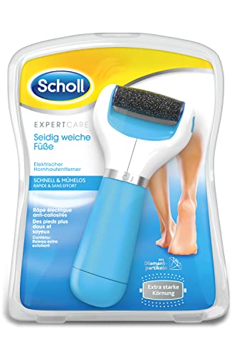 Scholl Velvet Smooth with Marine Minerals - Aparato de pedicura elÃ©ctrico, elimina las callosidades, Color Azul (versiÃ³n alemana)