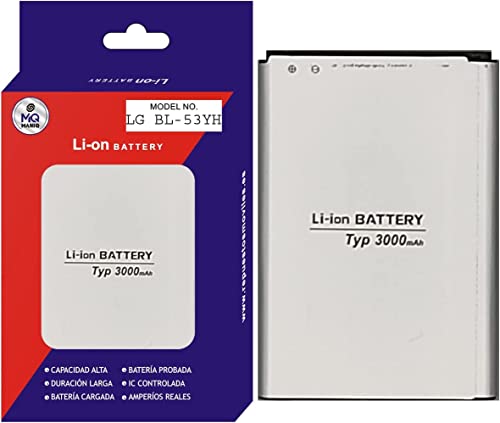 MANIQ Bateria Nueva Compatible para LG G3, D855 de 3000mAh, BL-53YH