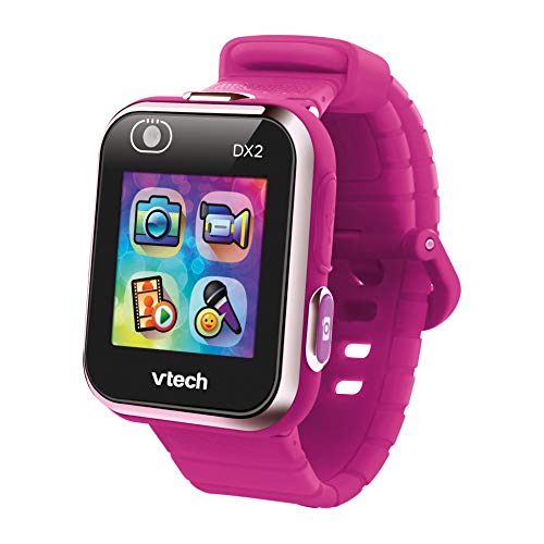 VTech - Kidizoom Smart Watch DX2, Reloj inteligente para niÃ±os, doble cÃ¡mara de fotos, vÃ­deos, juegos, color Frambuesa, VersiÃ³n ESP (80-193847)
