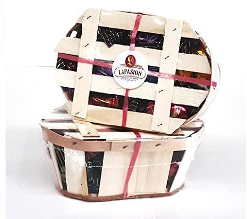 LAPASION - Frutas de AragÃ³n con chocolate | 250g x 2 cestos