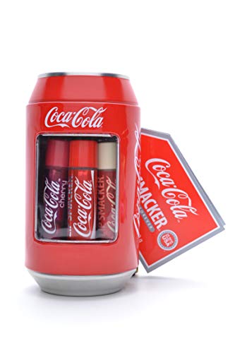 Lip Smacker â€“ ColecciÃ³n Lata Coca-Cola â€“ Set de BÃ¡lsamo Labial Hidratante Infantil de Diferentes Sabores â€“ Hidratante Labios Ideal como Regalo Envasado en una ClÃ¡sica Lata de Coca Cola â€“ Pack de 6
