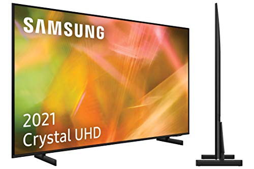 Samsung 4K UHD 2021 43AU8005- Smart TV de 43' con ResoluciÃ³n Crystal UHD, Procesador Crystal UHD, HDR10+, Motion Xcelerator, Contrast Enhancer y Alexa Integrada