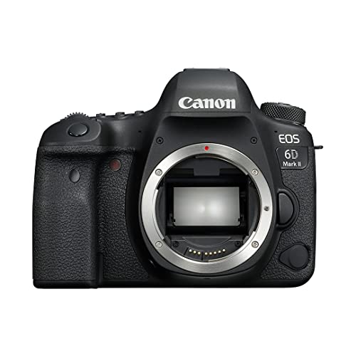 Canon EOS 6D MK II - CÃ¡mara Digital RÃ©flex de 26.2 MP (Pantalla TÃ¡ctil de 3.0'', WiFi, Bluetooth, Dual Pixel CMOS AF, 45 Puntos AF, VÃ­deos Time-Lapse en 4K), Negro
