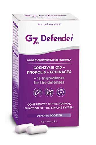 G7 DEFENDER â€“ Formula Avanzada defensas â€“ Incluye Shitake, Maitake, Coenzima Q10 + Propolis + EquinÃ¡cea + 17 ingredientes para las defensas â€“ 60 capsulas