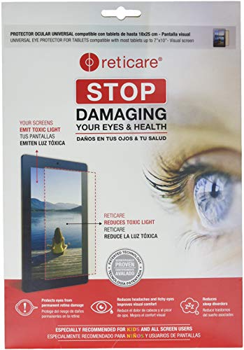 Reticare 352T-3500-B - Protector de ojos para tablets de 18 x 25 cm, intensive