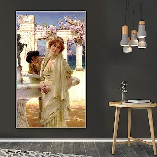 Lawrence Alma-Tadema, kits de pintura de diamantes para adultos, una diferencia de opiniÃ³n, pintura con diamantes, artes y manualidades para adultos, decoraciÃ³n de pared del hogar, 20 x 24 pulgadas