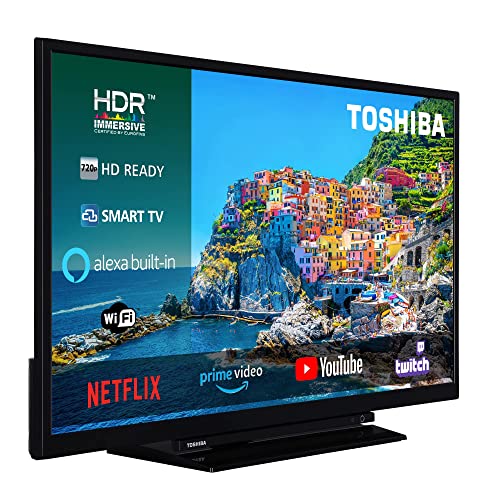 TOSHIBA 32W3163DG Smart TV 32 pulgadas HDR, compatible con asistentes Alexa y Google, TV SatÃ©lite, Dolby Audio