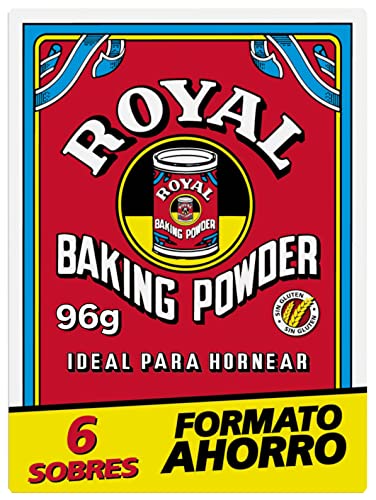 Royal - Baking Powder ClÃ¡sica - Paquete de 6, Total 96gr